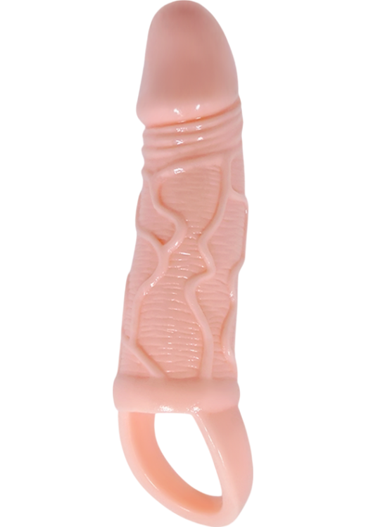 Κάλυμμα από tpe σε φυσικό χρώμα, μήκους 13.5 εκ. και μέγιστης διαμέτρου 4 εκ.