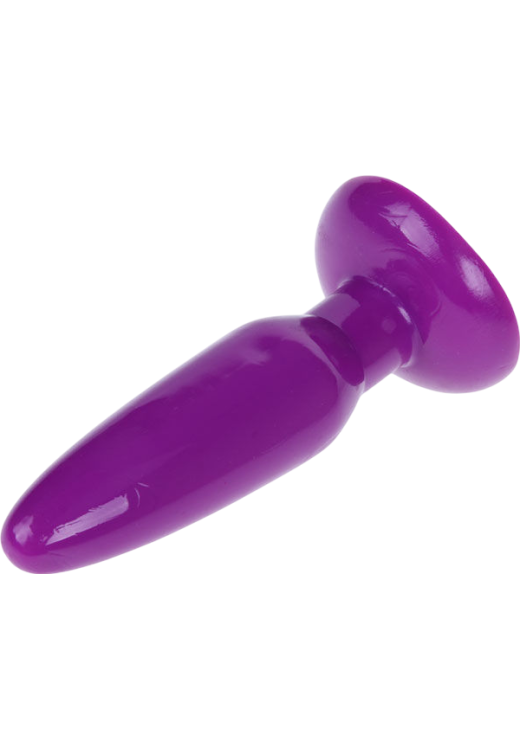 Πρωκτική σφήνα από tpr σε μοβ χρώμα, μήκους 15 εκ. και μέγιστης διαμέτρου 3 εκ.