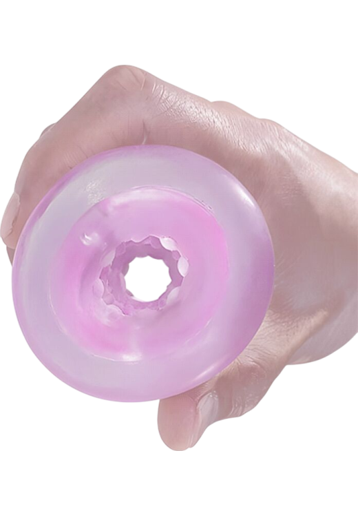 Αυνανιστήρι σε διάφανο χρώμα, μήκους 15 εκ. και μέγιστης διαμέτρου 6,3 εκ.