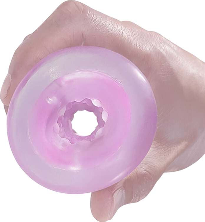 Αυνανιστήρι σε διάφανο χρώμα, μήκους 15 εκ. και μέγιστης διαμέτρου 6,3 εκ.