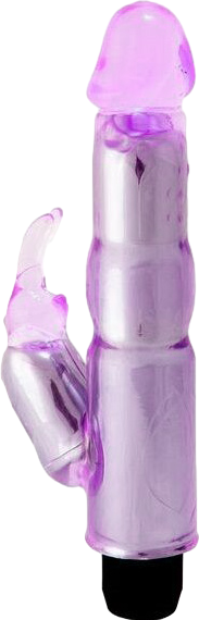 Rabbit δονητής από tpr σε μοβ χρώμα, μήκους 21 εκ. και μέγιστης διαμέτρου 3,6 εκ.