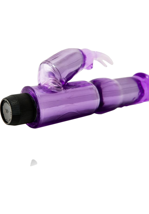 Rabbit δονητής από tpr σε μοβ χρώμα, μήκους 21 εκ. και μέγιστης διαμέτρου 3,6 εκ.