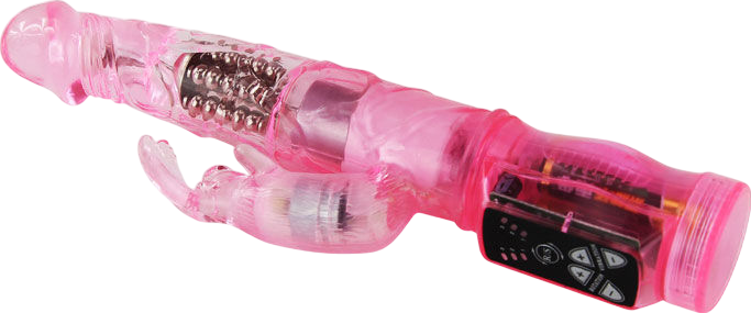 Rabbit δονητής από pvc σε ροζ χρώμα, μήκους 21,5 εκ. και μέγιστης διαμέτρου 3,5 εκ.