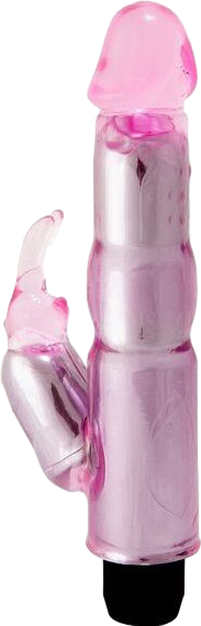 Rabbit δονητής από tpr σε ροζ χρώμα, μήκους 21 εκ. και μέγιστης διαμέτρου 3,6 εκ.