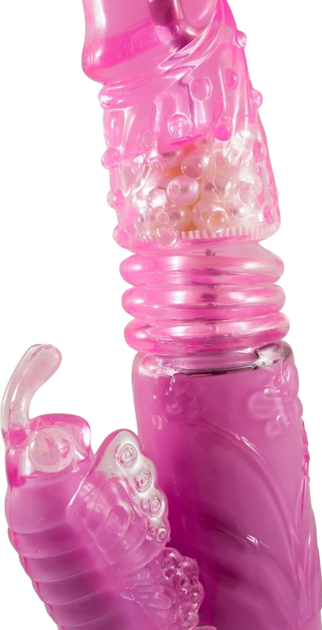 Rabbit δονητής από tpr σε ροζ χρώμα