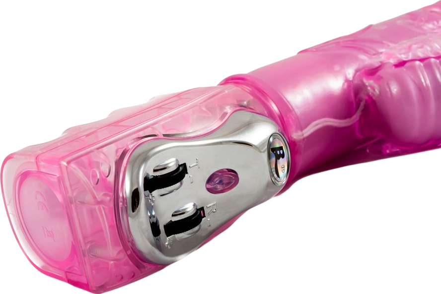 Rabbit δονητής από tpr σε ροζ χρώμα
