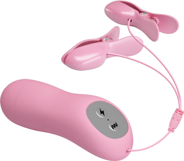 Σφιγκτήρες θηλών από abs σε ροζ χρώμα