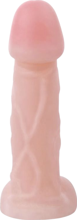 Ομοίωμα πέους από tpr σε φυσικό χρώμα, μήκους 11 εκ. και μέγιστης διαμέτρου 2,7 εκ.