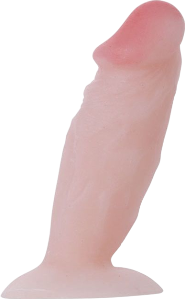 Πρωκτική σφήνα από tpr σε φυσικό χρώμα, μήκους 11 εκ. και μέγιστης διαμέτρου 3 εκ.