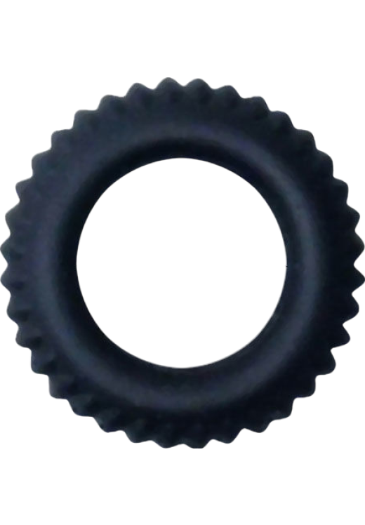 Δαχτυλίδι πέους από σιλικόνη σε μαύρο χρώμα