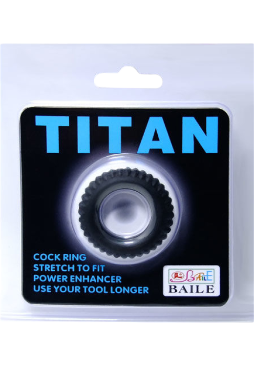 Δαχτυλίδι πέους από σιλικόνη σε μαύρο χρώμα