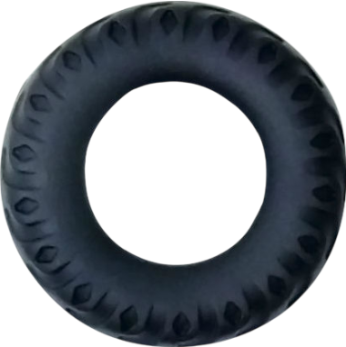 Δαχτυλίδι πέους από σιλικόνη σε μαύρο χρώμα