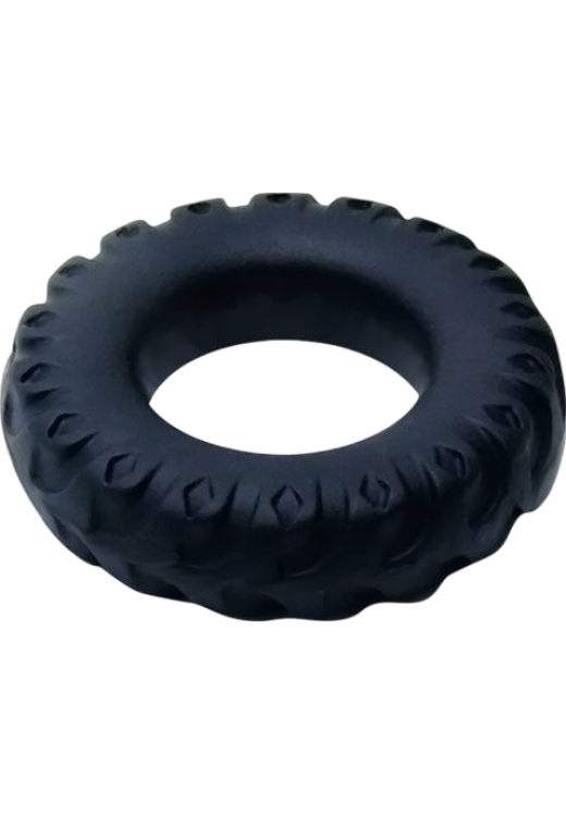 Δαχτυλίδι πέους από σιλικόνη σε μαύρο χρώμα