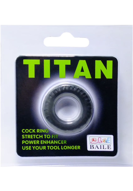 Δαχτυλίδι πέους από σιλικόνη σε μαύρο χρώμα