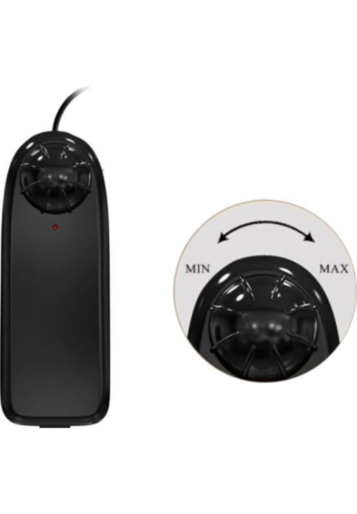 Δονούμενο στραπόν από σιλικόνη, μήκους 24 εκ. και μέγιστης διαμέτρου 5 εκ. με ενσύρματο κοντρόλ