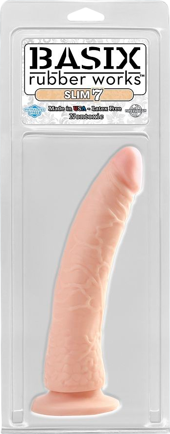 Ομοίωμα πέους από pvc σε φυσικό χρώμα, μήκους 20,3 εκ. και μέγιστης διαμέτρου 4,4 εκ.