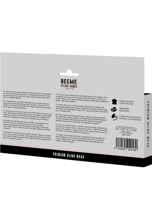 Μάσκα προσώπου από δερματίνη σε μαύρο - κόκκινο χρώμα