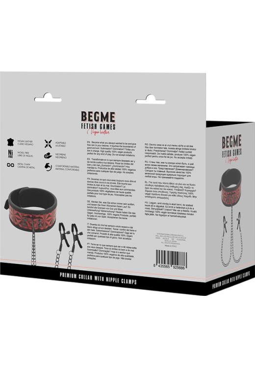 Σφιγκτήρες από δερματίνη σε μαύρο - κόκκινο χρώμα