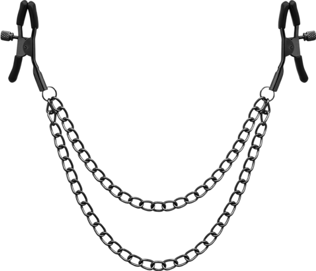 Μεταλλικοί σφιγκτήρες θηλών σε ασημί χρώμα