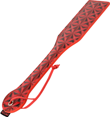 Κουπιά από δερματίνη σε μαύρο - κόκκινο χρώμα