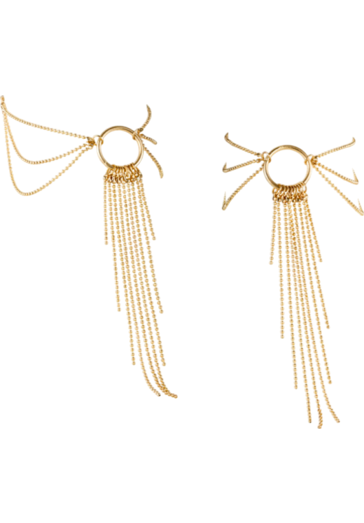 Μεταλλικό κόσμημα σώματος σε χρυσαφί χρώμα