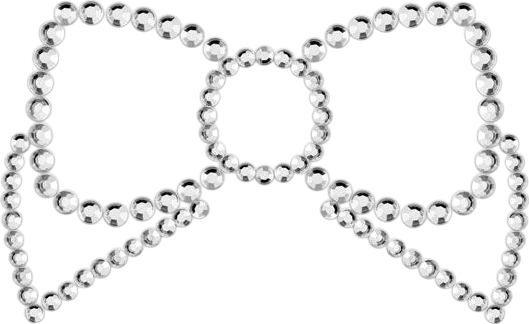 Καλύμματα θηλών από στρας σε ασημί χρώμα