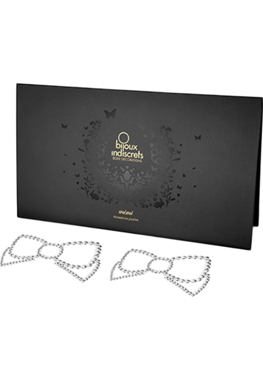 Καλύμματα θηλών από στρας σε ασημί χρώμα