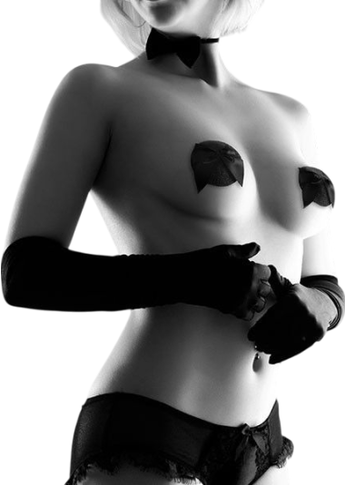 Καλύμματα θηλών από polyester σε μαύρο χρώμα