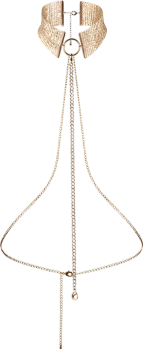 Μεταλλικό περιλαίμιο σε χρυσαφί χρώμα