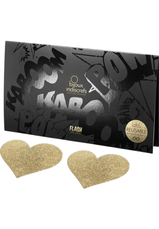 Καλύμματα θηλών από σιλικόνη σε χρυσαφί χρώμα