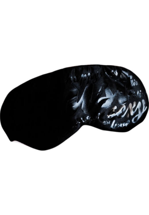 Μάσκα ματιών κλειστή από pvc σε μαύρο χρώμα