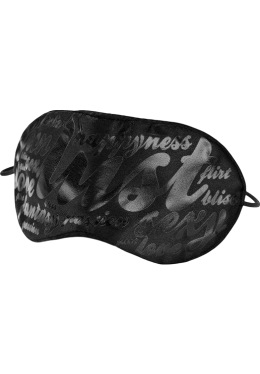 Μάσκα ματιών κλειστή από pvc σε μαύρο χρώμα