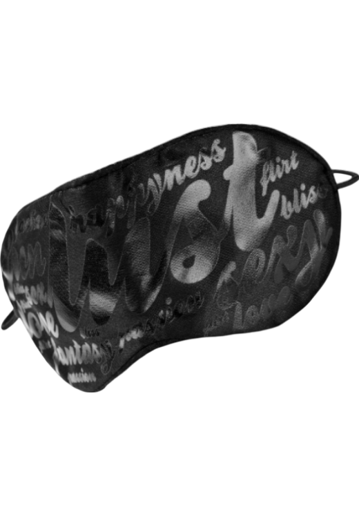 Μάσκα ματιών κλειστή από pvc σε μαύρο χρώμα