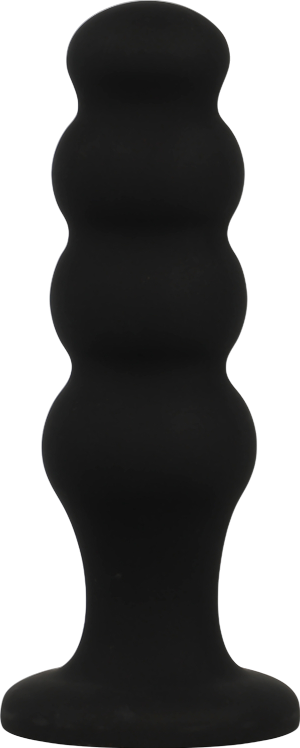Πρωκτική σφήνα από σιλικόνη σε μαύρο χρώμα, μήκους 12,5 εκ. και μέγιστης διαμέτρου 3,5 εκ.