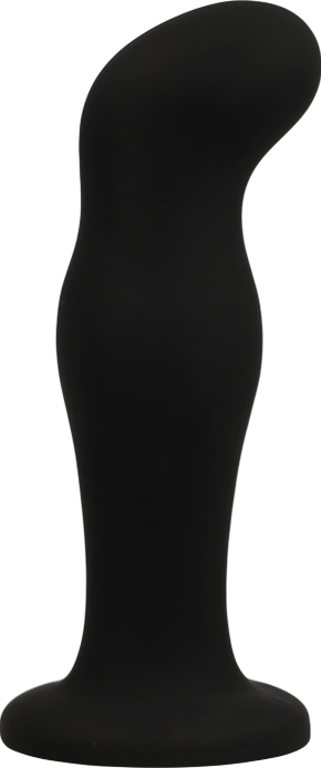 Πρωκτική σφήνα από σιλικόνη σε μαύρο χρώμα, μήκους 12 εκ. και μέγιστης διαμέτρου 3,5 εκ.