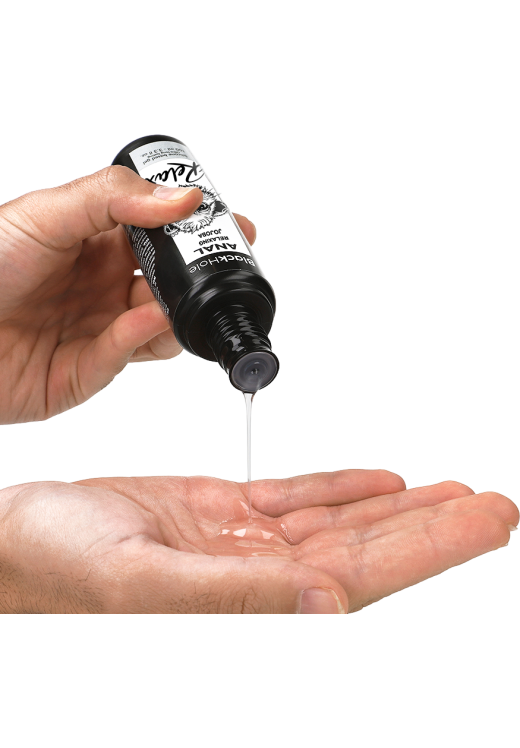 Πρωκτικό λιπαντικό σε συσκευασία 100 ml από σιλικόνη σε μαύρο χρώμα