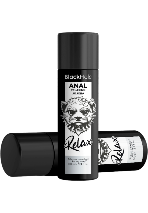 Πρωκτικό λιπαντικό σε συσκευασία 100 ml από σιλικόνη σε μαύρο χρώμα