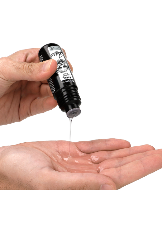 Πρωκτικό λιπαντικό με άρωμα ουδέτερο σε συσκευασία 30 ml από σιλικόνη σε μαύρο χρώμα