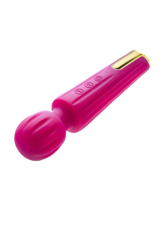 Δονητής μασάζ από σιλικόνη σε φούξια χρώμα, μήκους 16,5 εκ. και μέγιστης διαμέτρου 3,8 εκ.