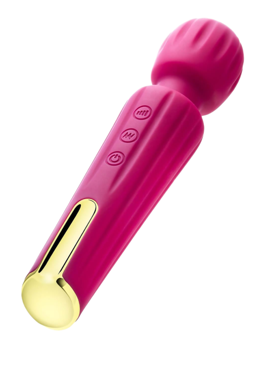 Δονητής μασάζ από σιλικόνη σε φούξια χρώμα, μήκους 16,5 εκ. και μέγιστης διαμέτρου 3,8 εκ.