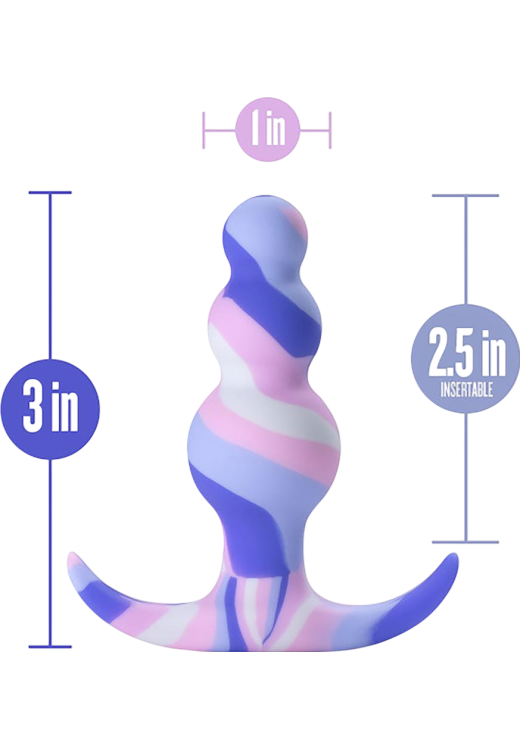 Πρωκτική σφήνα από σιλικόνη, μήκους 7,6 εκ. και μέγιστης διαμέτρου 2,5 εκ.