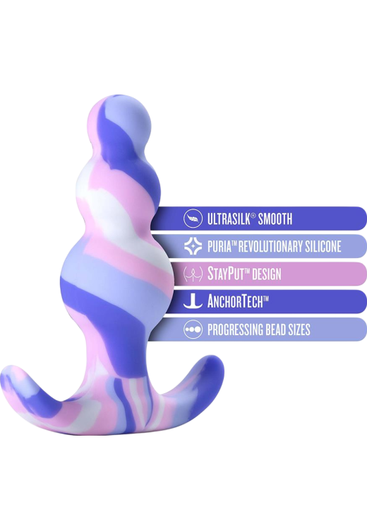 Πρωκτική σφήνα από σιλικόνη, μήκους 7,6 εκ. και μέγιστης διαμέτρου 2,5 εκ.