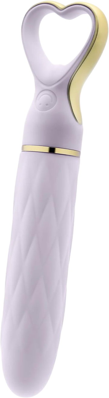 Κλασσικός δονητής από σιλικόνη σε μοβ χρώμα, μήκους 14 εκ. και μέγιστης διαμέτρου 2,3 εκ.