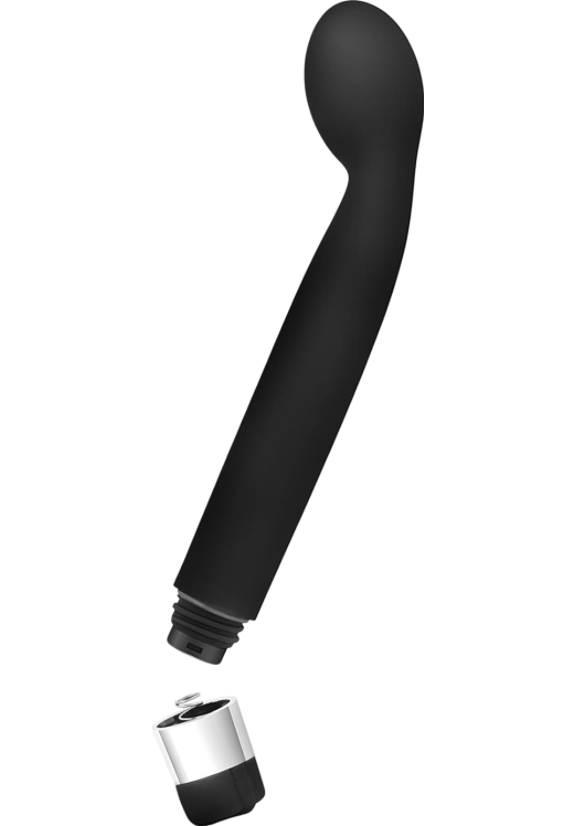 Δονητής σημείου g από abs σε μαύρο χρώμα, μήκους 21,6 εκ. και μέγιστης διαμέτρου 3,8 εκ.