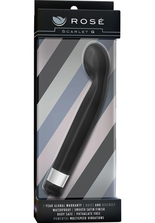 Δονητής σημείου g από abs σε μαύρο χρώμα, μήκους 21,6 εκ. και μέγιστης διαμέτρου 3,8 εκ.