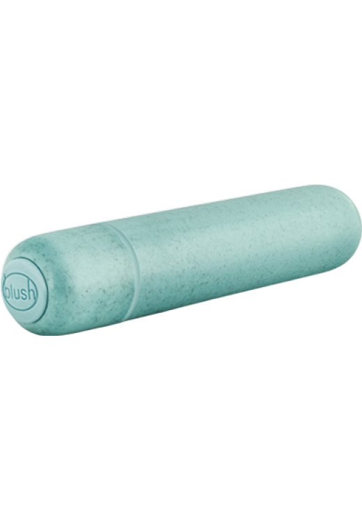 Μίνι δονητής από biofeel σε πράσινο χρώμα, μήκους 8,8 εκ. και μέγιστης διαμέτρου 1,9 εκ.