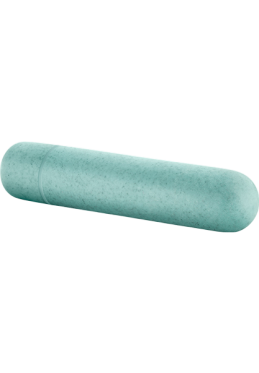 Μίνι δονητής από biofeel σε πράσινο χρώμα, μήκους 8,8 εκ. και μέγιστης διαμέτρου 1,9 εκ.