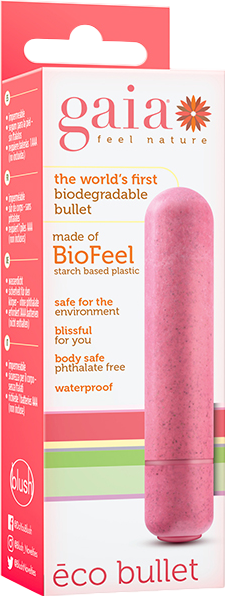 Μίνι δονητής από biofeel σε ροζ χρώμα, μήκους 8,8 εκ. και μέγιστης διαμέτρου 1,9 εκ.