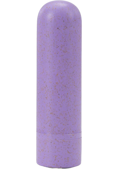 Gaia Eco Bullet Rechargeable Lilac Μίνι δονητής από pla σε μοβ χρώμα, μήκους 6,9 εκ. και μέγιστης διαμέτρου 1,7 εκ.