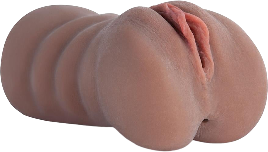 Αυνανιστήρι κόλπου από tpe σε καφέ χρώμα, μήκους 16,5 εκ. και μέγιστης διαμέτρου 9,5 εκ.